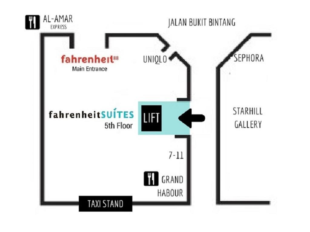 Fahrenheit Suites Bukit Bintang, Kuala Lumpur Esterno foto